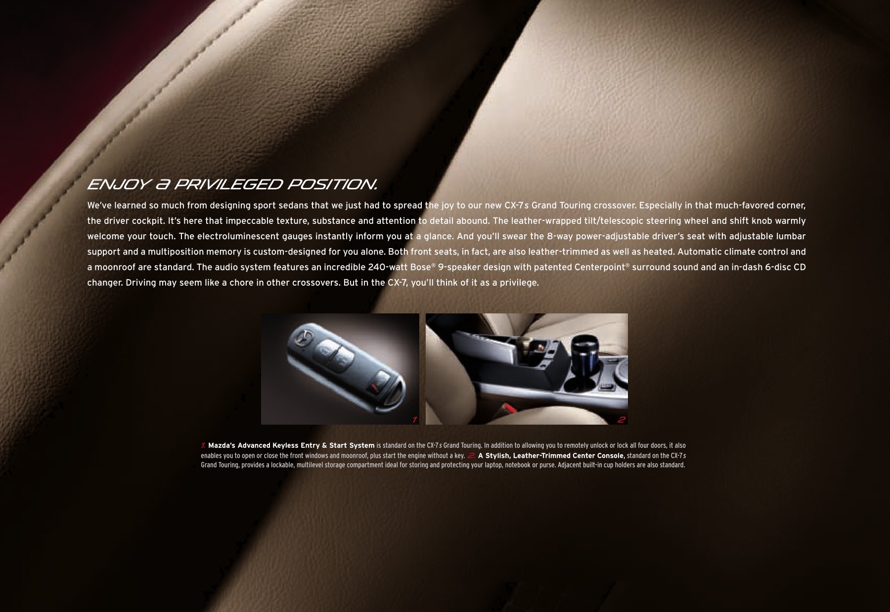 2010 Mazda CX-7 Brochure Page 4